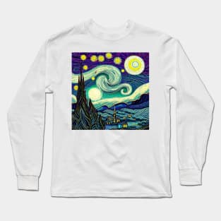 Beautiful Abstract Expressionistic Fantasya Long Sleeve T-Shirt